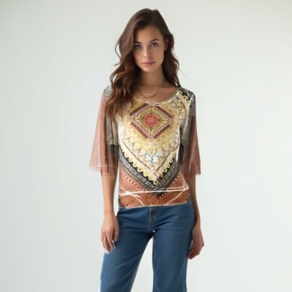 Style & Co. Tops - Style&Co embellished top XS